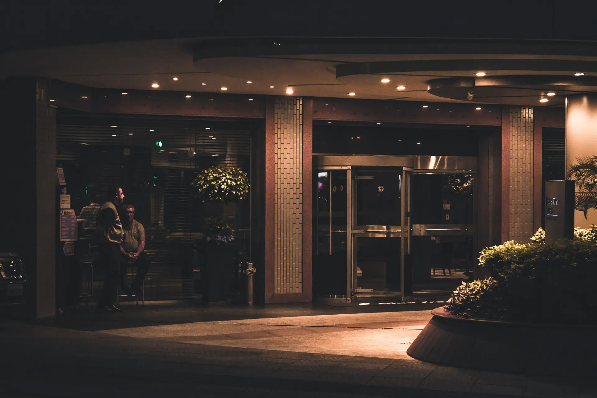 Elegante Beleuchtung im Casino-Hotel