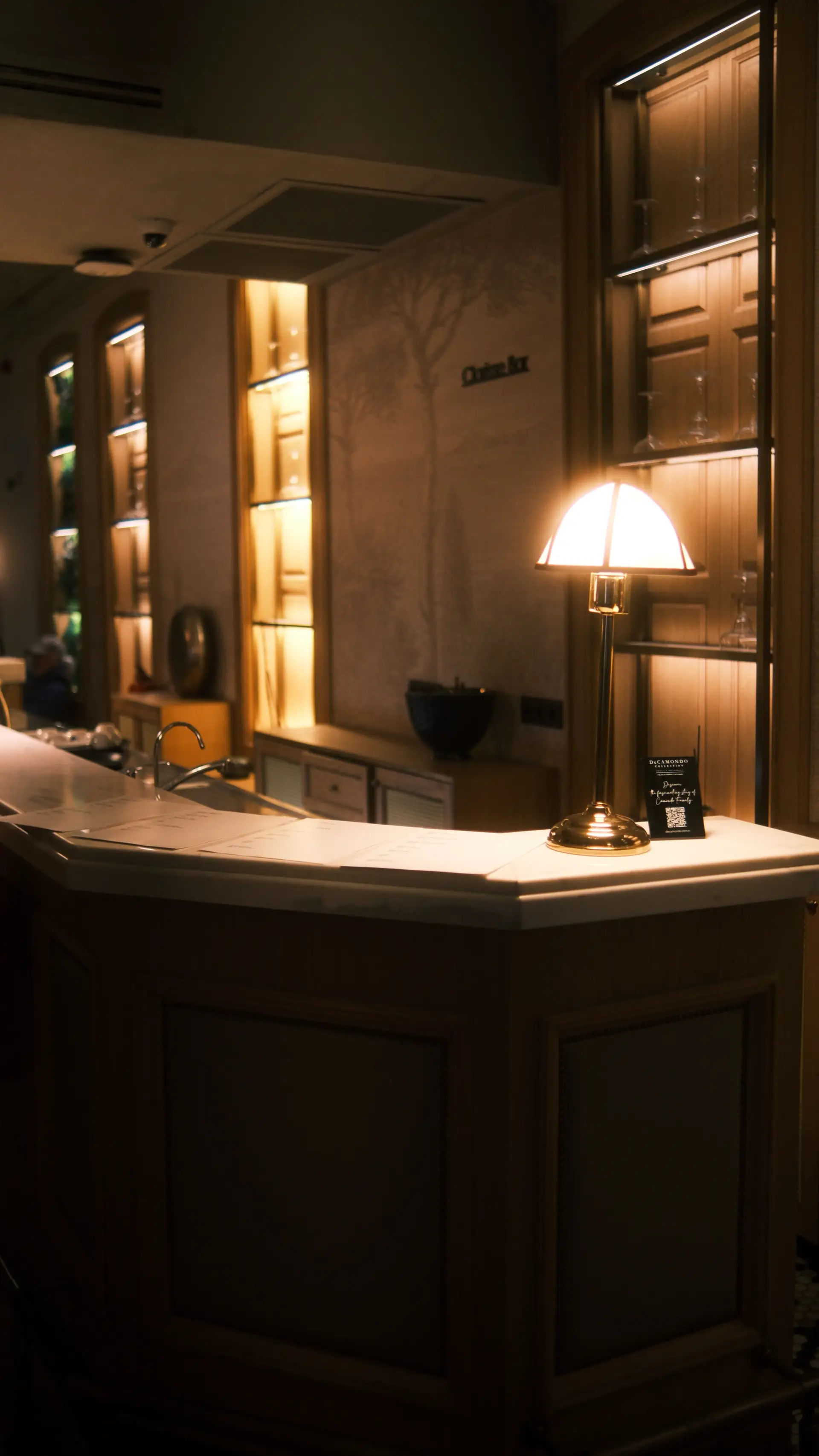 Empfangsbereich des Hotels